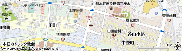 秋田県由利本荘市本荘114周辺の地図