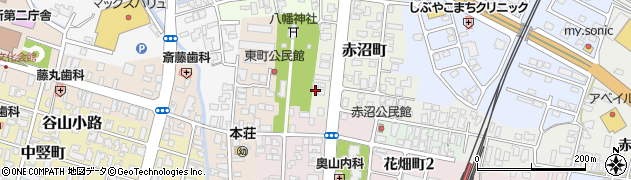 秋田県由利本荘市赤沼町99周辺の地図