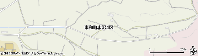 岩手県花巻市東和町土沢４区周辺の地図
