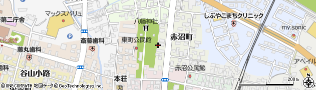 秋田県由利本荘市赤沼町102周辺の地図