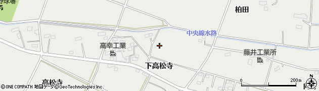 岩手県花巻市円万寺下高松寺周辺の地図