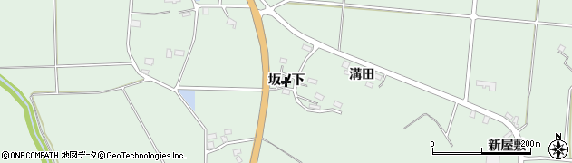 秋田県美郷町（仙北郡）金沢（坂ノ下）周辺の地図