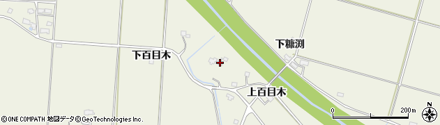 秋田県仙北郡美郷町金沢西根上百目木13周辺の地図