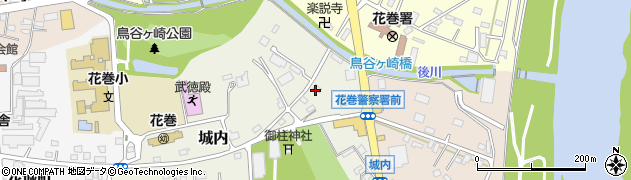 岩手県花巻市城内12周辺の地図