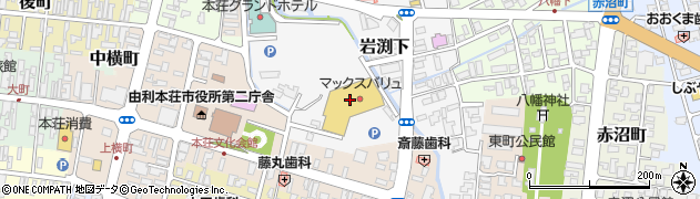 セリアイオンタウン本荘中央店周辺の地図