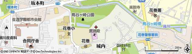 岩手県花巻市城内11周辺の地図