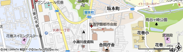 坂本稲荷神社周辺の地図