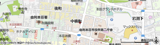 秋田県由利本荘市本荘11周辺の地図