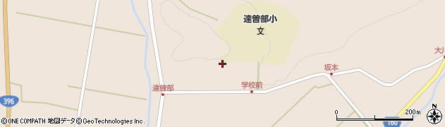 遠野市役所達曽部児童クラブ周辺の地図