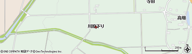 秋田県仙北郡美郷町金沢川原下り周辺の地図