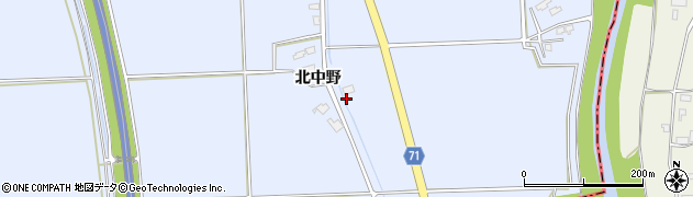 秋田県大仙市角間川町西葛野周辺の地図