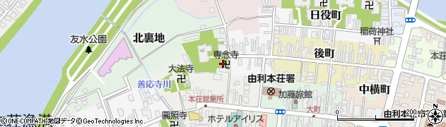 秋田県由利本荘市猟師町19周辺の地図