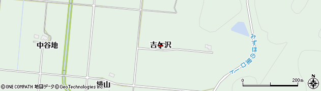 秋田県美郷町（仙北郡）金沢（吉ケ沢）周辺の地図
