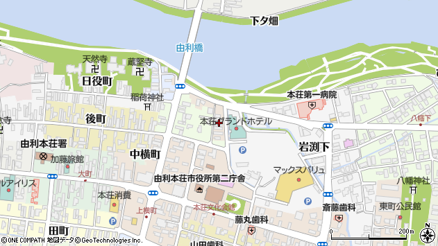 〒015-0833 秋田県由利本荘市巣組の地図