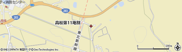 岩手県花巻市高松（第１１地割）周辺の地図