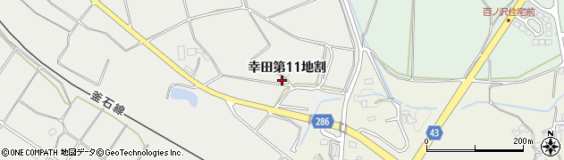岩手県花巻市幸田第１１地割46周辺の地図