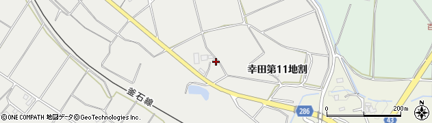 岩手県花巻市幸田第１１地割7周辺の地図