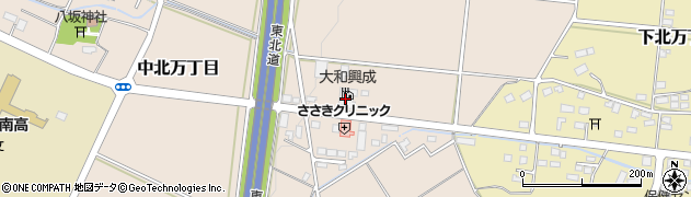 株式会社大和興成　花巻工場周辺の地図