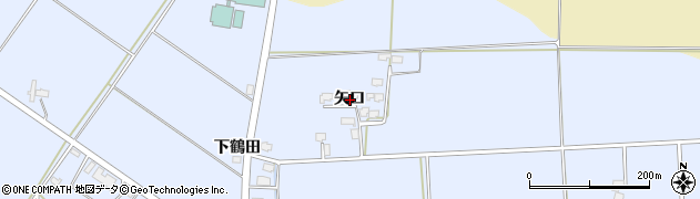 秋田県美郷町（仙北郡）飯詰（矢口）周辺の地図