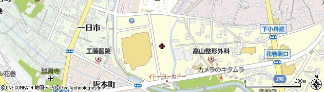 イトーヨーカドー花巻店駐車場周辺の地図