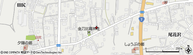 秋田県由利本荘市石脇田尻野35周辺の地図