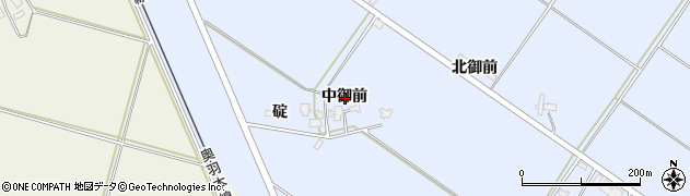 秋田県仙北郡美郷町飯詰中御前周辺の地図