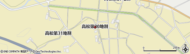 岩手県花巻市高松第３０地割周辺の地図