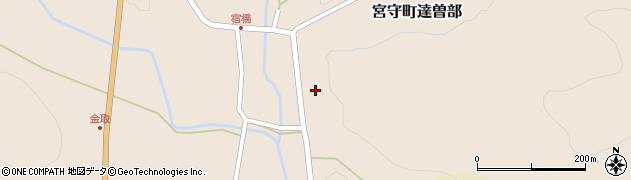 岩手県遠野市宮守町達曽部（１４地割）周辺の地図