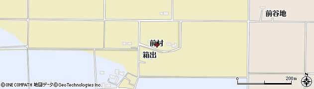 秋田県仙北郡美郷町境田前村周辺の地図