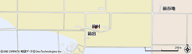 秋田県美郷町（仙北郡）境田（前村）周辺の地図