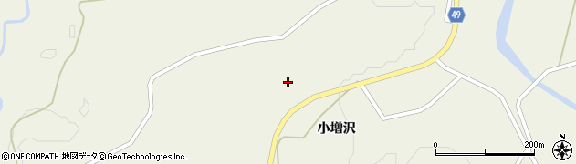 秋田県由利本荘市岩野目沢（横長根）周辺の地図
