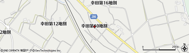 岩手県花巻市幸田第１０地割周辺の地図