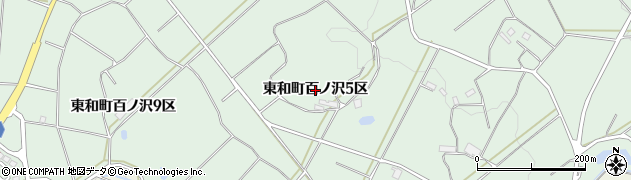 岩手県花巻市東和町百ノ沢（５区）周辺の地図