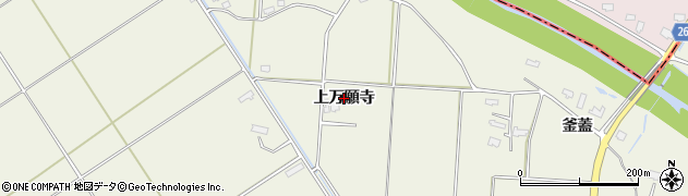 秋田県美郷町（仙北郡）金沢西根（上万願寺）周辺の地図