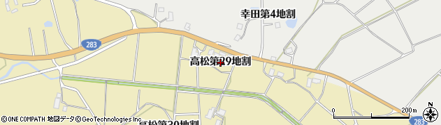 岩手県花巻市高松（第２９地割）周辺の地図