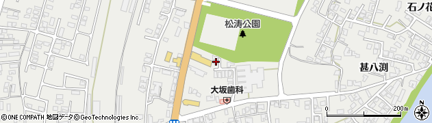 秋田県由利本荘市石脇田尻野21周辺の地図