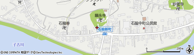 秋田県由利本荘市石脇（石脇）周辺の地図