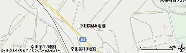 岩手県花巻市幸田第１６地割周辺の地図