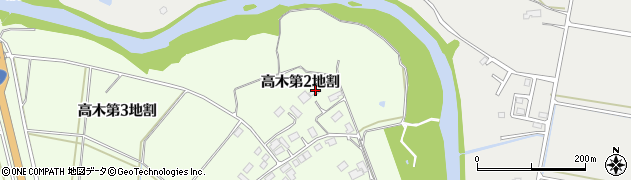 岩手県花巻市高木第２地割周辺の地図