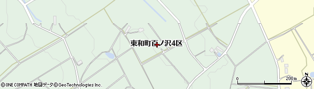 岩手県花巻市東和町百ノ沢４区周辺の地図