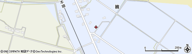 秋田県美郷町（仙北郡）飯詰（披）周辺の地図