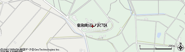 岩手県花巻市東和町百ノ沢７区周辺の地図