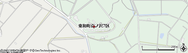 岩手県花巻市東和町百ノ沢（７区）周辺の地図