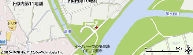 岩手県花巻市下似内（第１２地割）周辺の地図