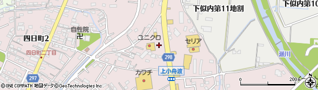 ユニクロ花巻店駐車場周辺の地図