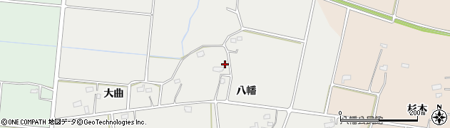 岩手県花巻市円万寺八幡周辺の地図