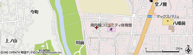秋田県由利本荘市川口（愛宕町）周辺の地図