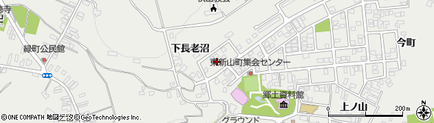 秋田県由利本荘市石脇（下長老沼）周辺の地図