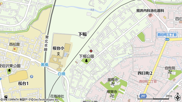 〒025-0068 岩手県花巻市下幅の地図