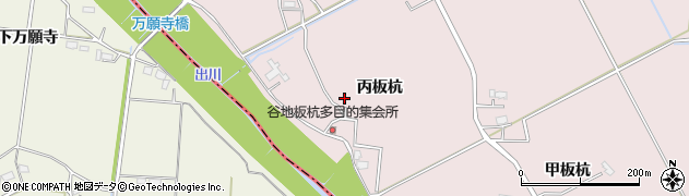 秋田県大仙市藤木（丙板杭）周辺の地図